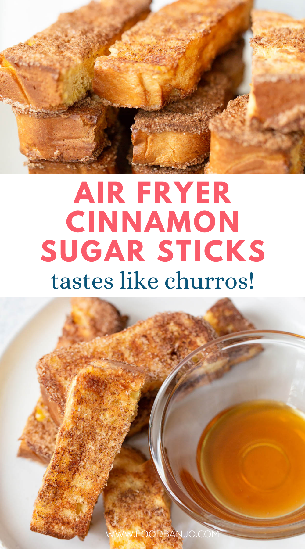 Air Fryer French Toast Sticks - Food Banjo